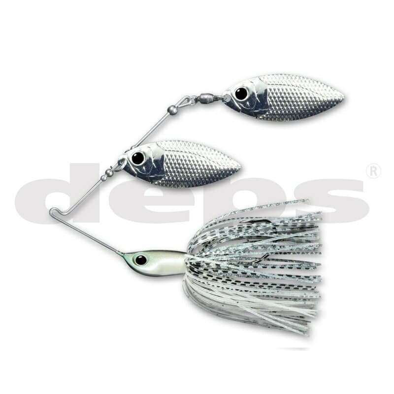 Deps Spinnerbait B Custom 5/8oz Double Willow #16 Green Crystal