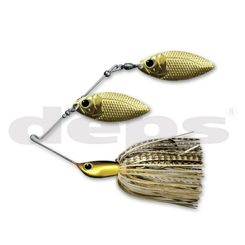 Deps Spinnerbait B Custom 3/4oz Double Willow #06 Black Gold