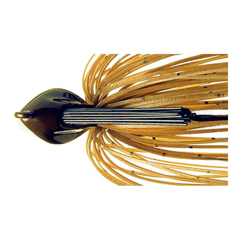 Deps Flat Back Jig 3/16oz #53 Green Pumpkin Seed