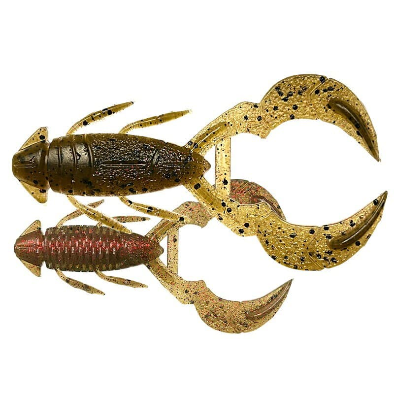Imakatsu Worm Bushido 4inch #S-617 Green Pumpkin/Crawfish