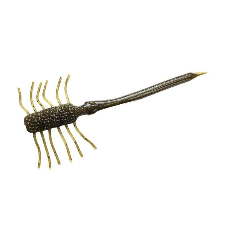 Imakatsu Worm Wriggler 3.5inch #S-248 Imae Green Pumpkin Pepper