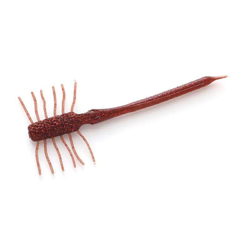 Imakatsu Worm Wriggler 3.5inch #S-479 Scuppanon Red Flake