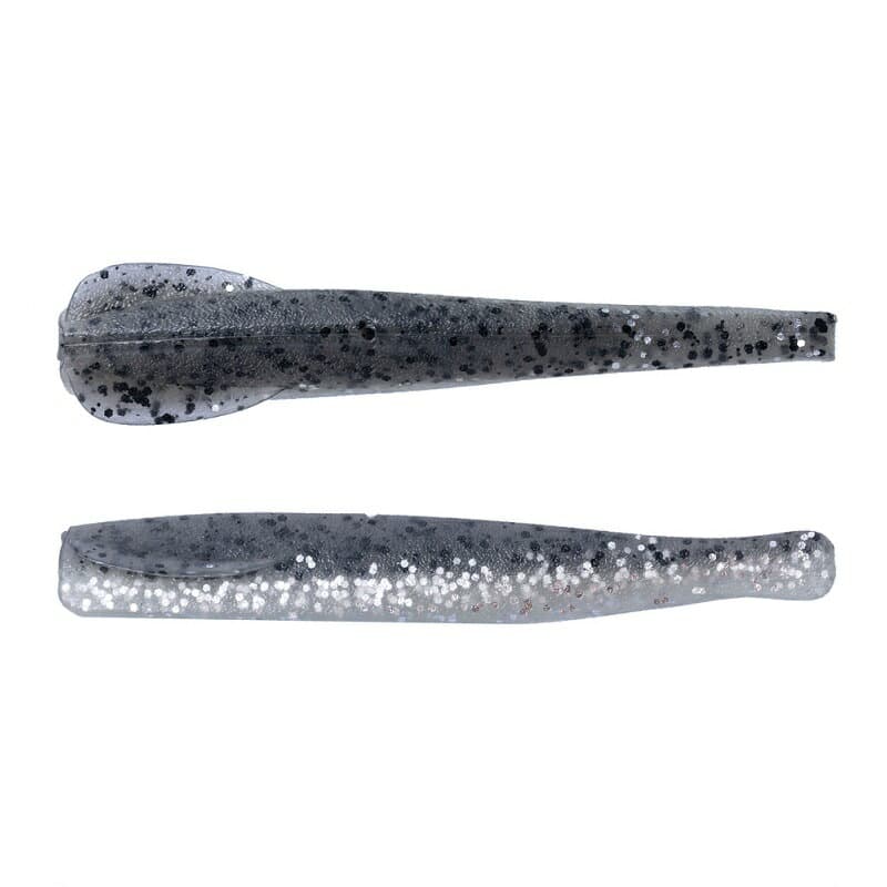 O.S.P Worm Windy 3.5inch TW211 Edomae Black/Silver Glow