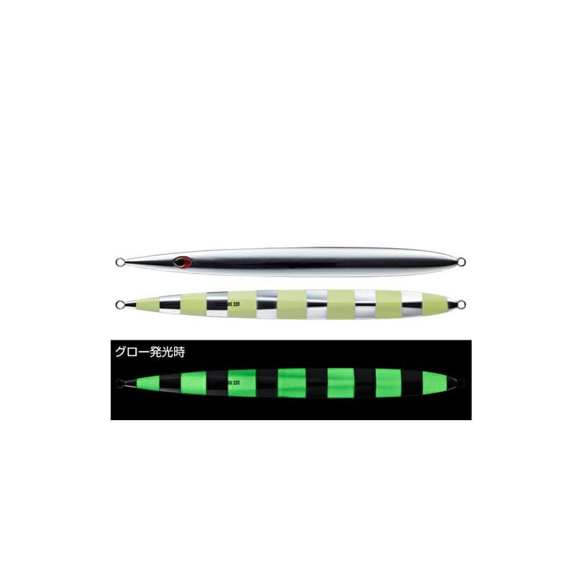 Evergreen SatouJig 180g #ST14G Backside Zebra Glow