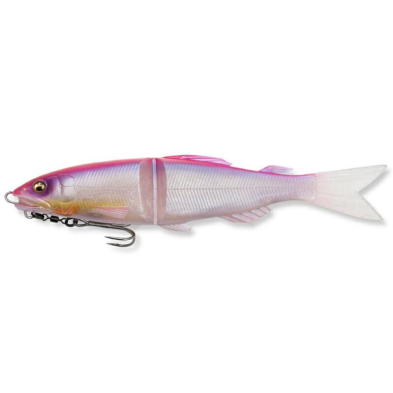 Megabass Worm Magdraft Ayu Twitcher (S) Pink Back Galaxy