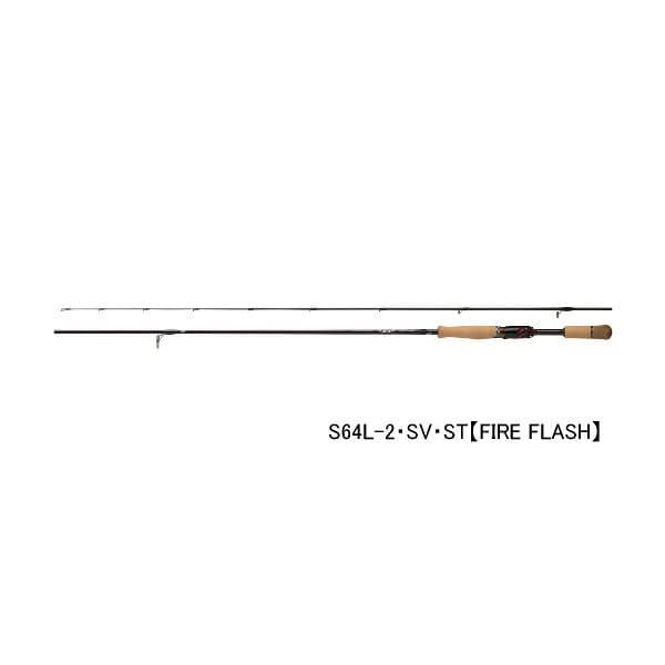 Daiwa 24 Steez Spinning SC S64L-2 SV ST FIRE FLASH
