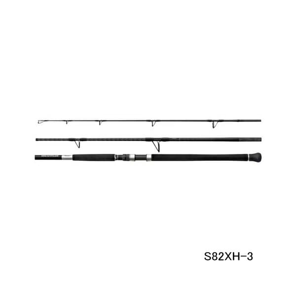 Shimano 25 Grappler Type C S82XH-3 3 Pieces Spinning Rod