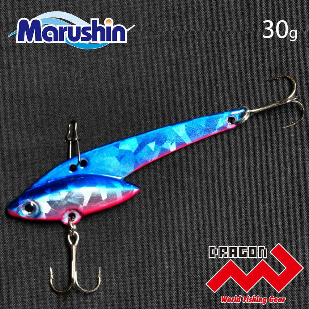 Marushin Metal Vibe Bamboreo Ora Blue Pink 30g Metal Jig