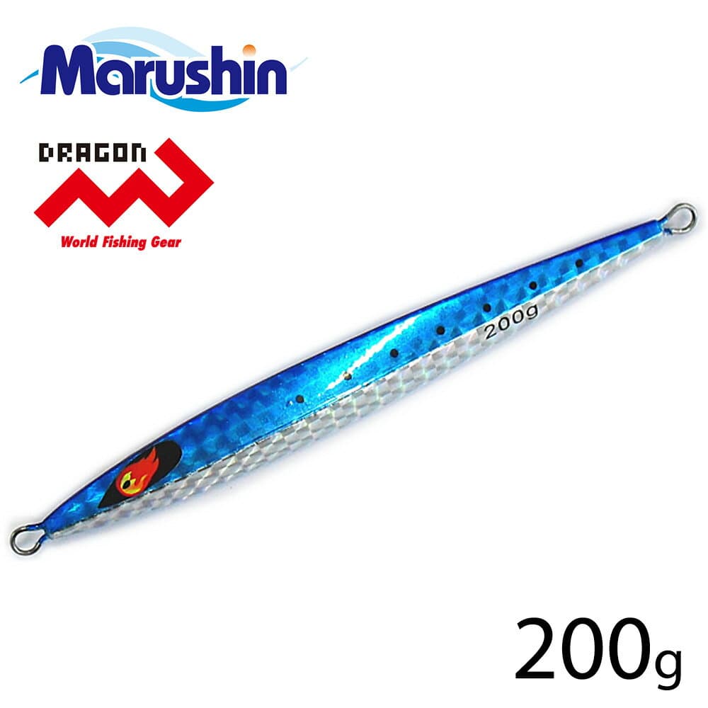 Marushin Metal Jig Amberjack Blue 200g