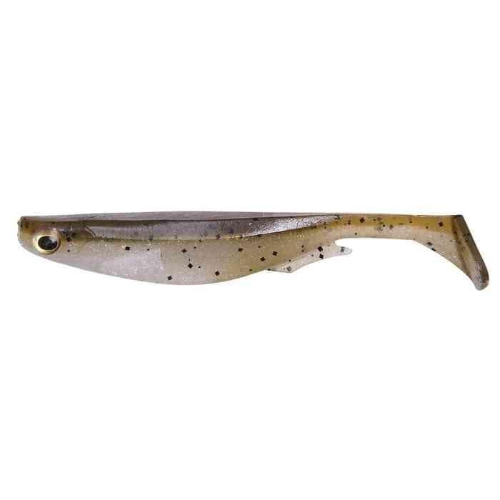 Megabass Spark Shad 4 inch Green Pumpkin Shad