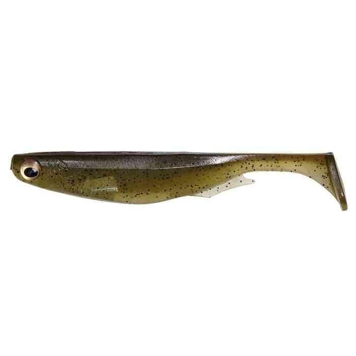 Megabass Worm Spark Shad 3.6inch Green Pumpkin