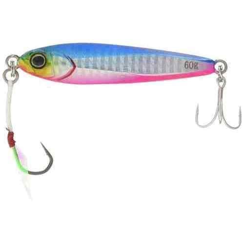 Jackall Bigbacker Jig 60g Blue Pink / Border Holo