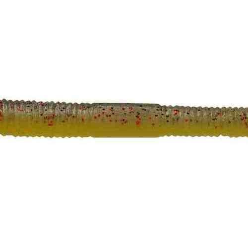 Jackall Flick Shake 3.8 2-Tone Solid Yellow/Smoke Red