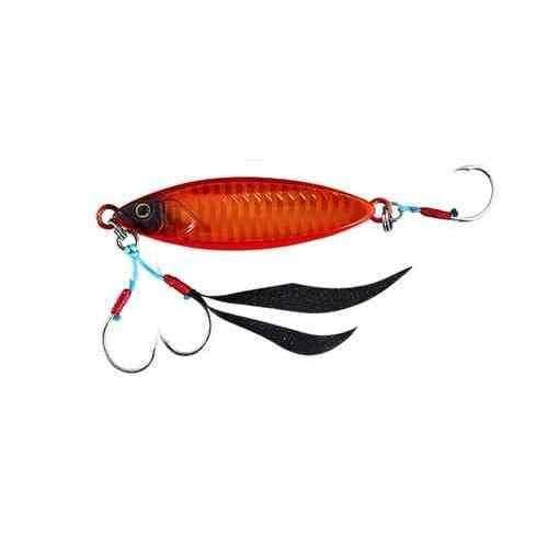Jackall Metal Jig Flag Trap Leaf 60g Flickering Red Shadow