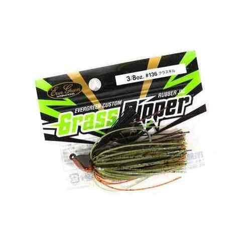 Evergreen Rubber Jig Grass Ripper 3/8oz #136 Glasgill