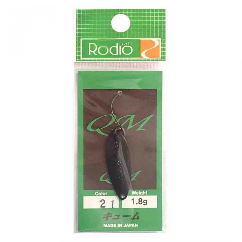 Rodio Craft Spoon QM 1.8g #21 Black (Matte)