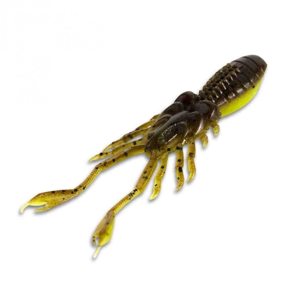 Bait Breath eX-Rider Shrimp Jr 3.5 inch #822 Green Pumpkin Candy