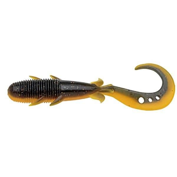 Ecogear Kijihata Grub 4 515 Dark Yellow Glow Neon (Luminous)