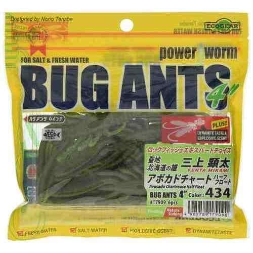 Ecogear Bug Ants 4 434 Avocado Chart Half Float