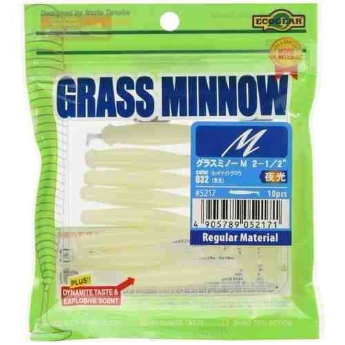 Ecogear Grass Minnow L 3-1/4 032 Midnight Glow (Luminous)