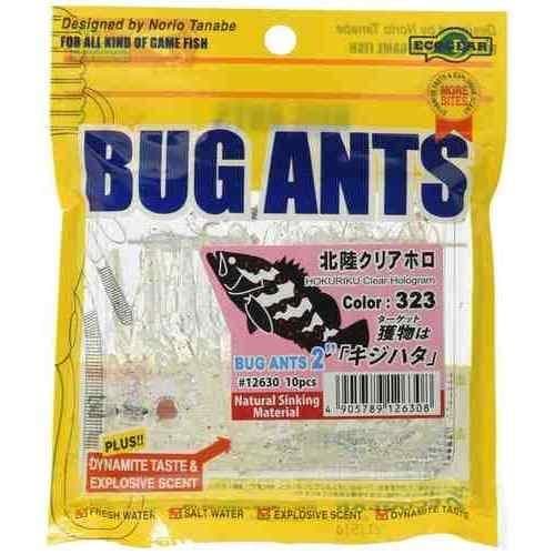 Ecogear Bug Ants 2 323 Hokuriku Clear Holo