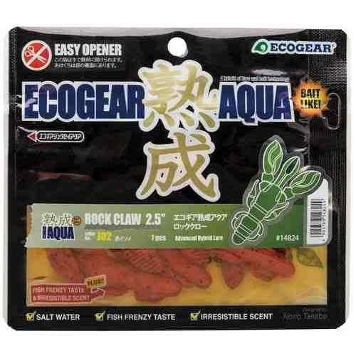 ECOGEAR エコギア 熟成アクア ロッククロー2.5 J02 赤イソメ