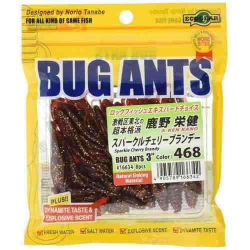 Ecogear Bug Ants 3 Sparkle Cherry Brandy