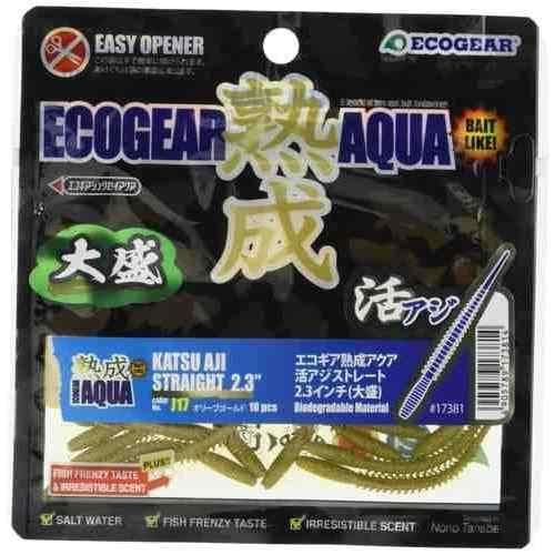Ecogear Jukusei Aqua Katsuaji Straight 2.3 J17 Olive Gold
