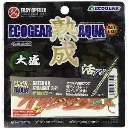 Ecogear Jukusei Aqua Katsuo Straight 3.2 Large J06 Pink Ami Ebi (Glow)