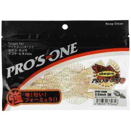 Deps x Pro's One Spiny Craw 3.5 inch #05 Keimura Clear Hologram