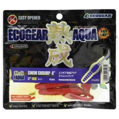 ECOGEAR エコギア 熟成アクア スイムシュリンプ4 J08 赤エビ