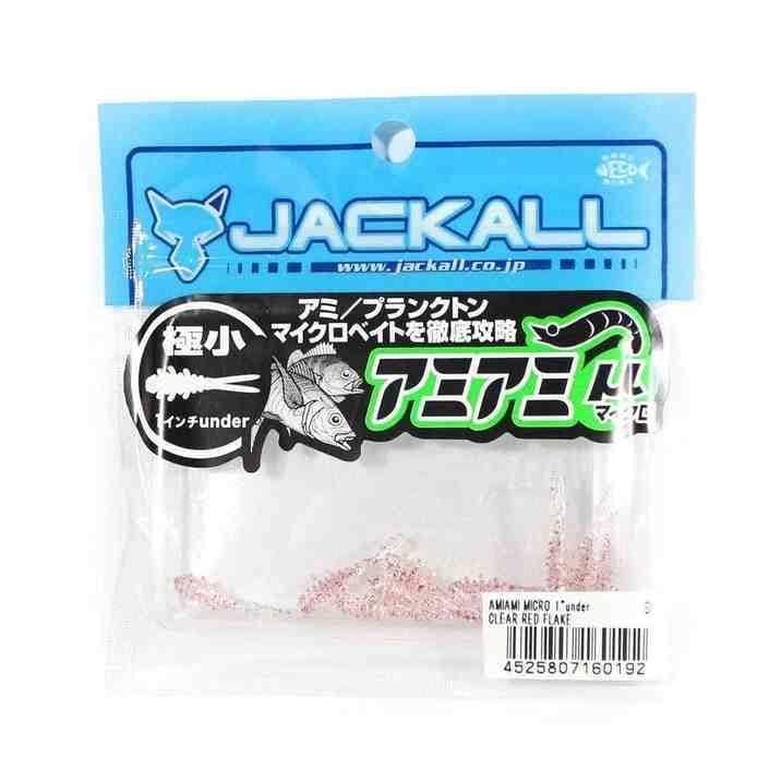Jackall Amiami Micro 1 Clear Red Flake
