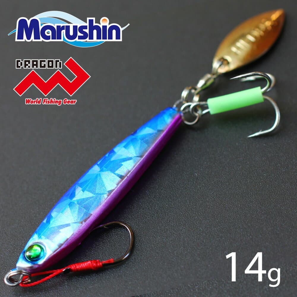 Marushin Metal Jig Cool Six Blue Pink 14g
