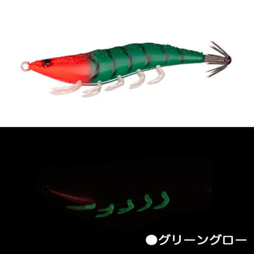 Gee Crack Ebi Suke 68mm #008 Red Green
