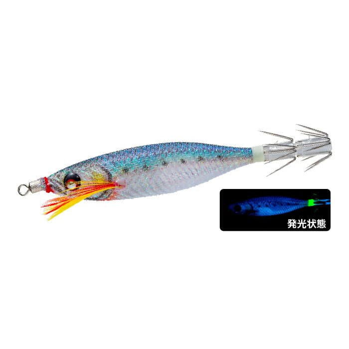 Duel Easy Bait 80mm 12 BLIW Blue Glow Real Iwashi
