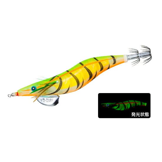 YO-ZURI アオリーQ 3D 3号(4 HS/ホットシュリンプ) A1790-HS ヨーヅリ 餌木 エギ