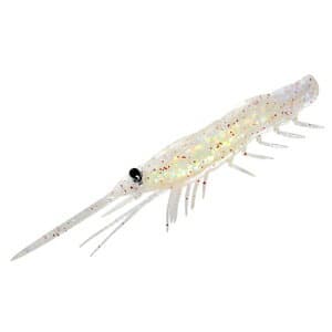 MAGBITE Snatch Bite Shrimp 4 inch 05 Clear Hologram Shrimp MBW06-4-05