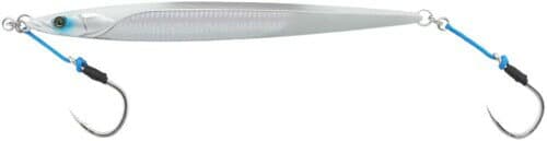 Jackall Bumbles Jig Semi Long 320g Tombo Jigging Special Double End Glow / Border Silver