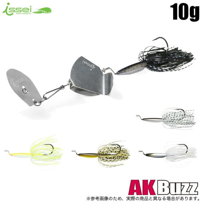 Issei Spinnerbait AK Buzz 10g L#11 White Shad