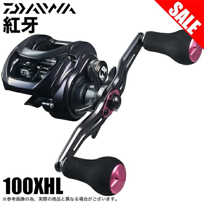(5)【目玉商品】ダイワ 23 紅牙 100XHL 左ハンドル (2023年モデル) 両軸リール/タイラバリール /1s6a1l7e-reel 【Σ01】