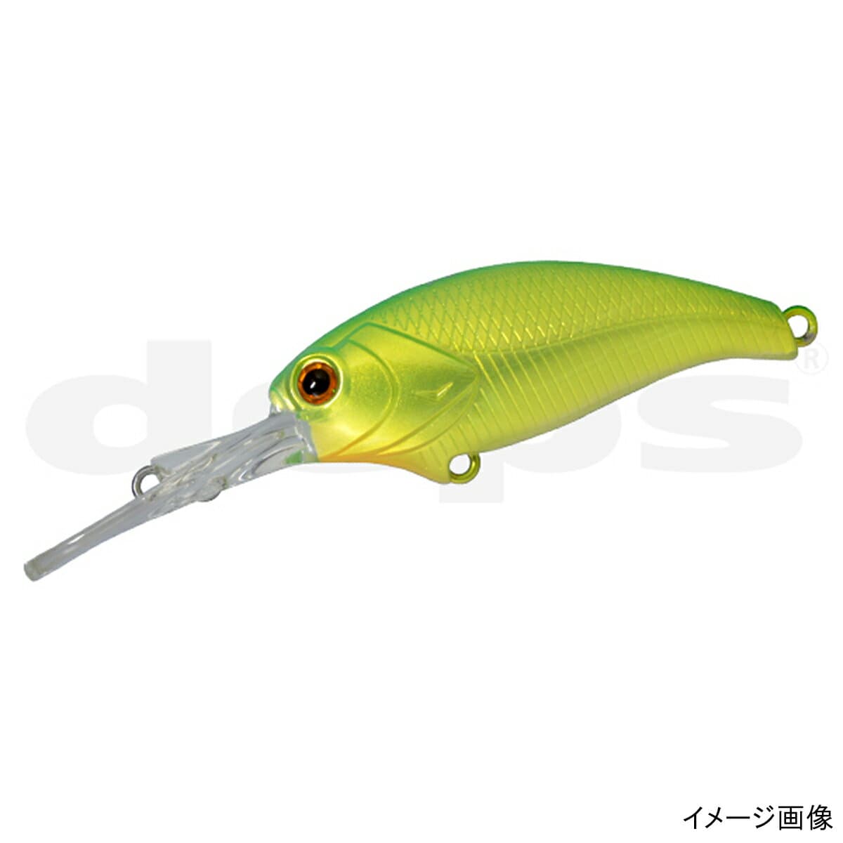 Deps Bass Lure Evoke Shad MR #03 Lime Back