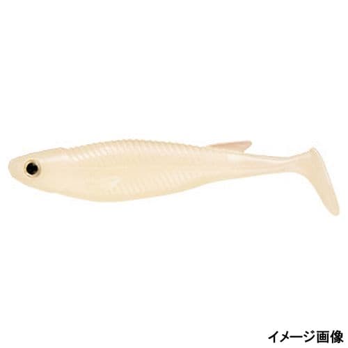 Ecogear Worm Balt 3.5inch #010 Pearl Glow (luminous)