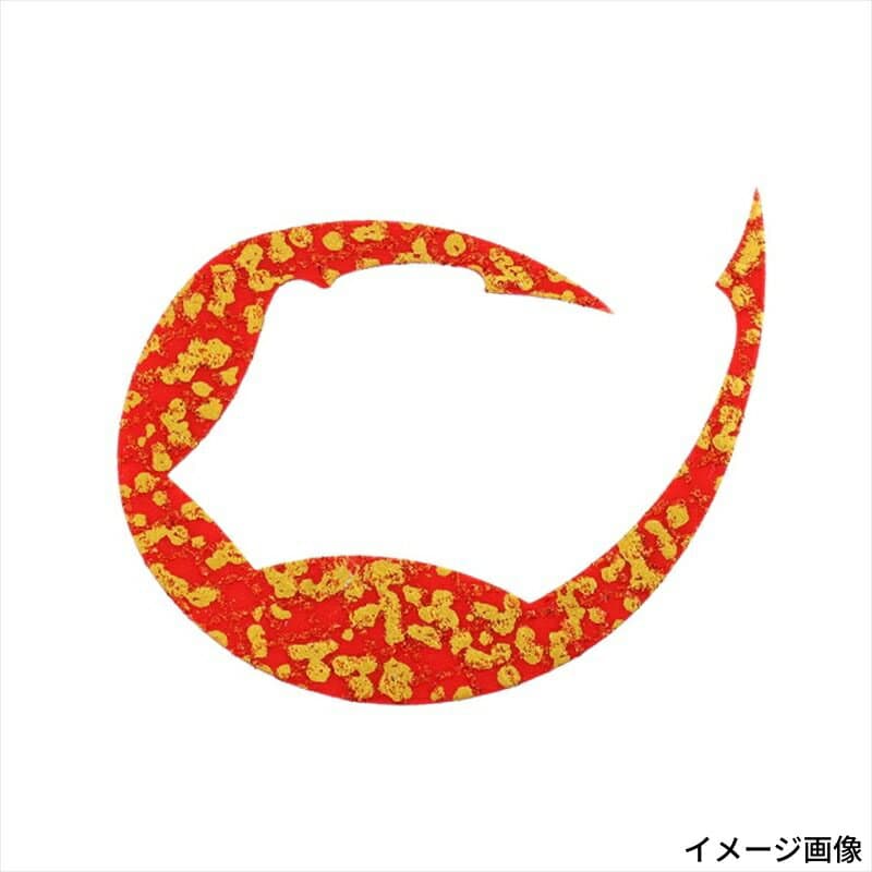 Daiwa Kohga Silicone Necktie Pas De Chat Thick M Gold Mesh Red
