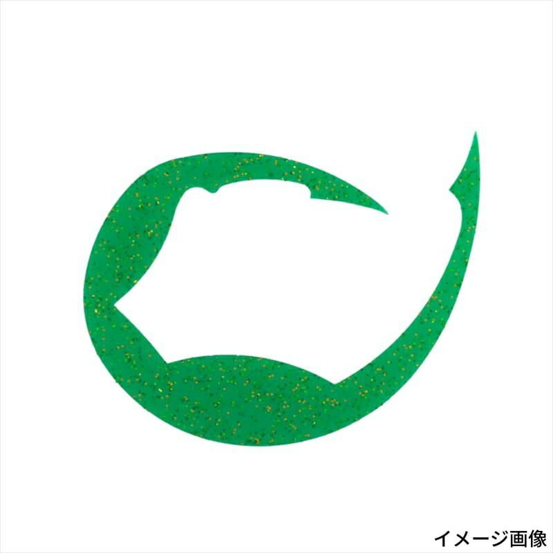 Daiwa Koga Silicone Necktie Pas de Chat L Green Lame
