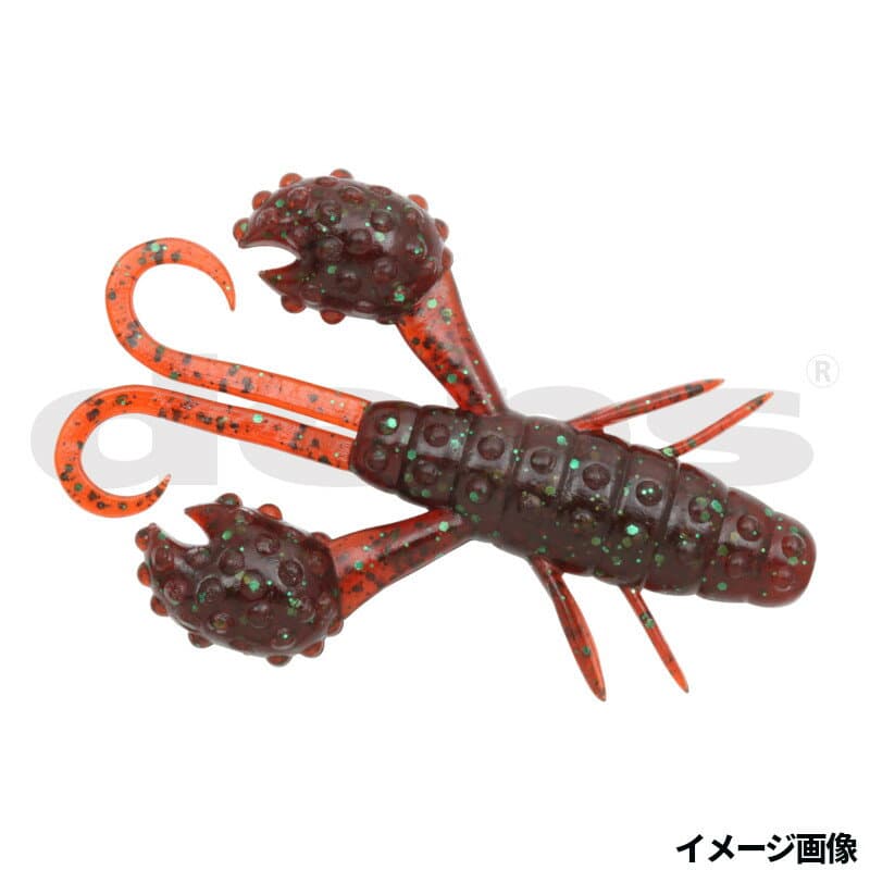 デプス ワーム ベコンクロー 3.5インチ #99レッドバグ【ゆうパケット】