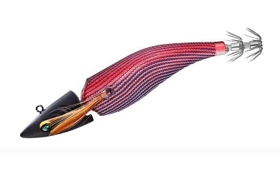 Daiwa Egi Emeraldas Boat Joint #3.5 (30g) Red - Striped Red