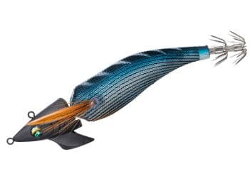 Daiwa Egi Emeraldas Amorous Joint #3.5 Pink Luminous - Striped Blue Cedar