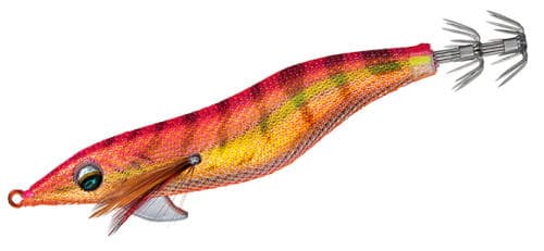 Daiwa Egi Emeraldas Fall LC RV Type S #3.0 Gold - Pink & Orange Shrimp