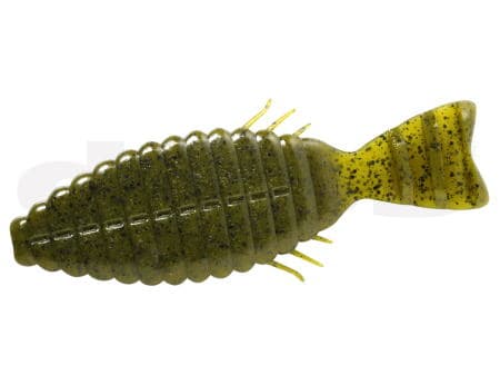 Deps Worm Bull Flat 3inch #12 Green Pumpkin