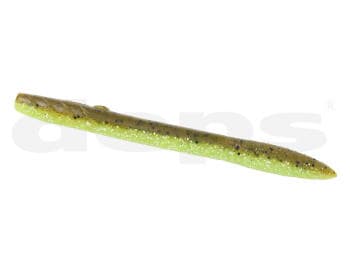Deps Slender Scat 4 inch #52 Green Pumpkin Chartreuse